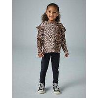 Smallsaints Younger Girls Leopard Top Set - Multi