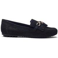 Moda In Pelle Essana Suede Loafer - Navy