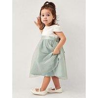 Monsoon Baby Girls Tulle Bridesmaid Dress - Light Green