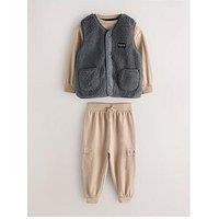 Ted Baker Baby Boys Gilet Set - Brown