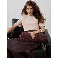 River Island Ri Studio Shoulder Pad Bodysuit - Pink