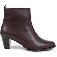 Jones Bootmaker Leianna Heeled Ankle Boot - Brown