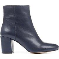 Jones Bootmaker Neptune Heeled Ankle Boot - Navy