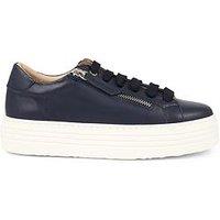 Jones Bootmaker Amalia Flatform Trainer - Navy