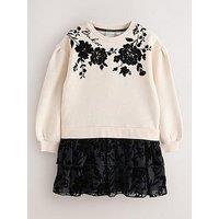 Ted Baker Older Girls Dress - Black/Cream
