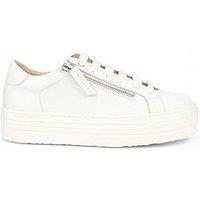 Jones Bootmaker Amalia Flatform Trainer - White
