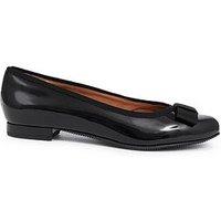 Jones Bootmaker Soleil Wide Fit Ballerina - Black