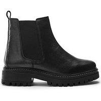 Moda In Pelle Odasia Leather Chelsea Boots - Black