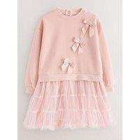 Ted Baker Older Girls Mock Bow Dress - Pink