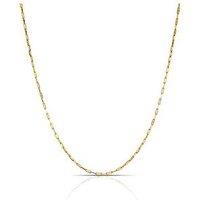 H. Samuel 9Ct Gold Rectangular Link Chain 18" Necklace