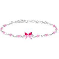 H. Samuel Sterling Silver Kids Butterfly Bracelet