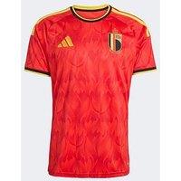 Adidas Mens Belgium Replica 26 Home Football Shirt - Red