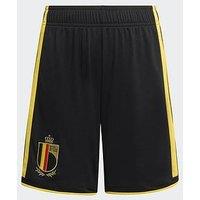 Adidas Junior Belgium Replica 26 Home Football Shorts - Black
