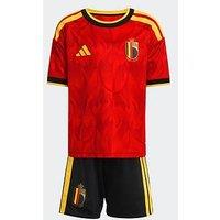 Adidas Junior Belgium Replica 26 Home Football Mini Kit - Red