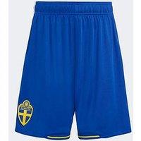 Adidas Mens Sweden Replica 26 Home Football Shorts - Blue