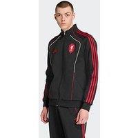 Adidas Mens Liverpool Urban Purist Tracksuit Top - Black