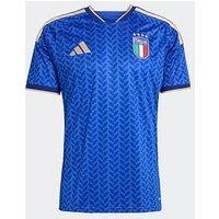 Adidas Mens Italy Replica 26 Home Football Shirt - Blue