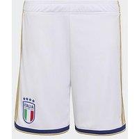 Adidas Junior Italy Replica 26 Home Football Shorts - White