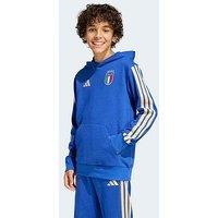Adidas Junior Italy Dna Hoodie - Blue