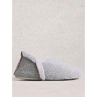 White Stuff Reya Closed Back Slipper - Grey