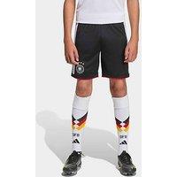 Adidas Junior Germany Replica 26 Home Football Shorts - Black
