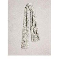 White Stuff Spacedye Knitted Scarf - Grey