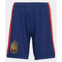 Adidas Junior Spain Replica 26 Home Football Shorts - Blue