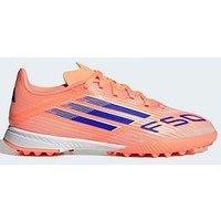 Adidas Junior F50 League Astro Turf Football Boot - Orange