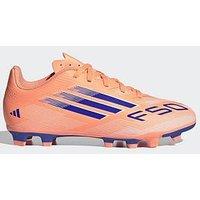Adidas Junior F50 Club Firm Ground Football Boot - Orange