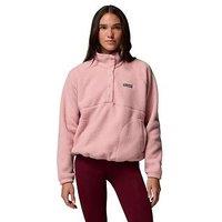 Columbia Womens Jasper Ridge Pebbled Fleece - Pink