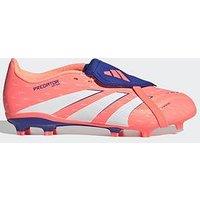 Adidas Junior Predator League Fold Over Tongue Firm Ground Football Boot - Pink