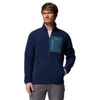 Columbia Mens Jasper Ridge Pebbled Full Zip - Navy