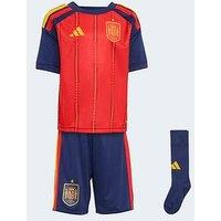 Adidas Junior Spain Replica 26 Home Mini Football Kit - Red
