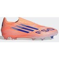 Adidas Mens F50 League Laceless Firm Ground Football Boot - Orange