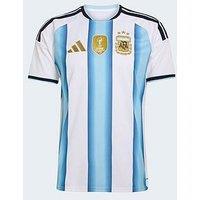 Adidas Mens Argentina Replica 26 Home Football Shirt - White