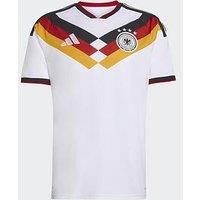 Adidas Mens Germany Replica 26 Home Football Shirt - White