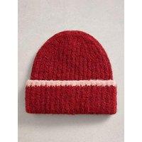 White Stuff Emma Knitted Beanie - Red