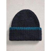 White Stuff Emma Knitted Beanie - Blue