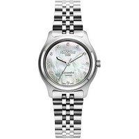 Roamer Of Switzerland Roamer Cassandra White Mop Diamond Dial Stainless Steel