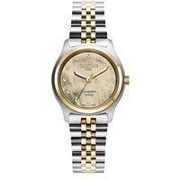 Roamer Of Switzerland Roamer Cassandra Champagne Mop Diamond Dial Gold Ip Bicolour Stainless Steel