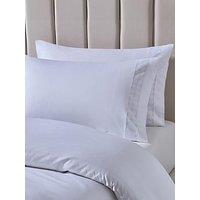 Dusk Alma Lace Insert Sateen 300Tc White Standard Pillowcase Set- 2 Pack