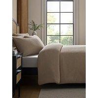 Dusk Portofino Waffle Natural Pillowcase Pair