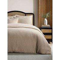 Dusk Portofino Waffle Duvet Cover - Natural