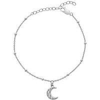 Silver Whisper Love To Moon And Back Bracelet