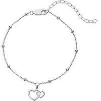 Silver Whisper Sister Bracelet