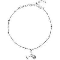Silver Whisper Happy Birthday Bracelet