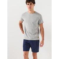 Lyle & Scott Charlie T-Shirt And Short Loungeset - Blue