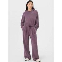 Sweaty Betty Womens Training Sand Wash Cloudweight Crop Hoodie - Purple