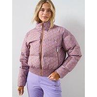 Sweaty Betty Womens Ski Cropped Waterproof Jacket - Brown