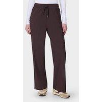 Sweaty Betty Womens Explorer Side Stripe Wide Leg 30' Trousers - Brown